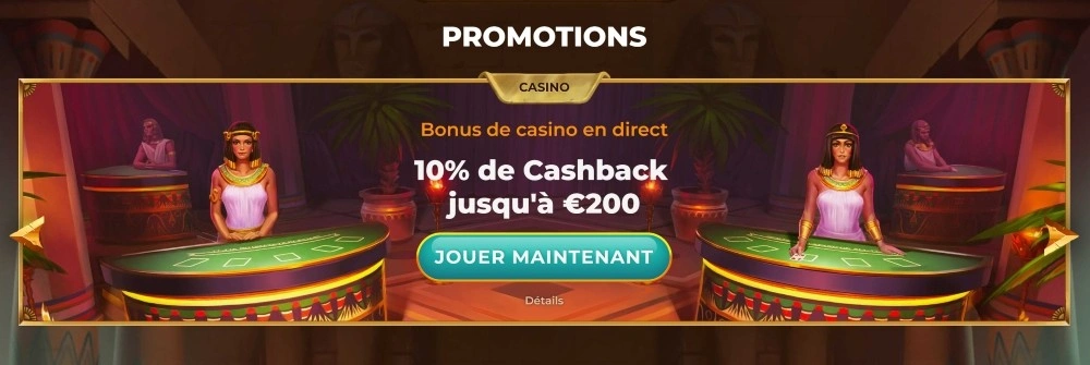 Offres de bonus Amunra