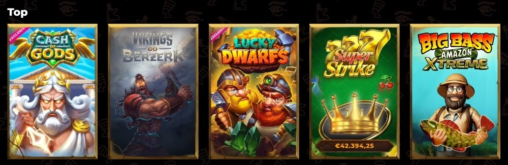 Sélection de jeux Amunra